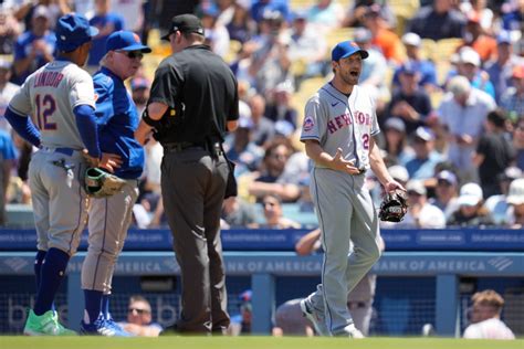 Mets pull out 5-3 victory against Dodgers after umpires eject Max Scherzer